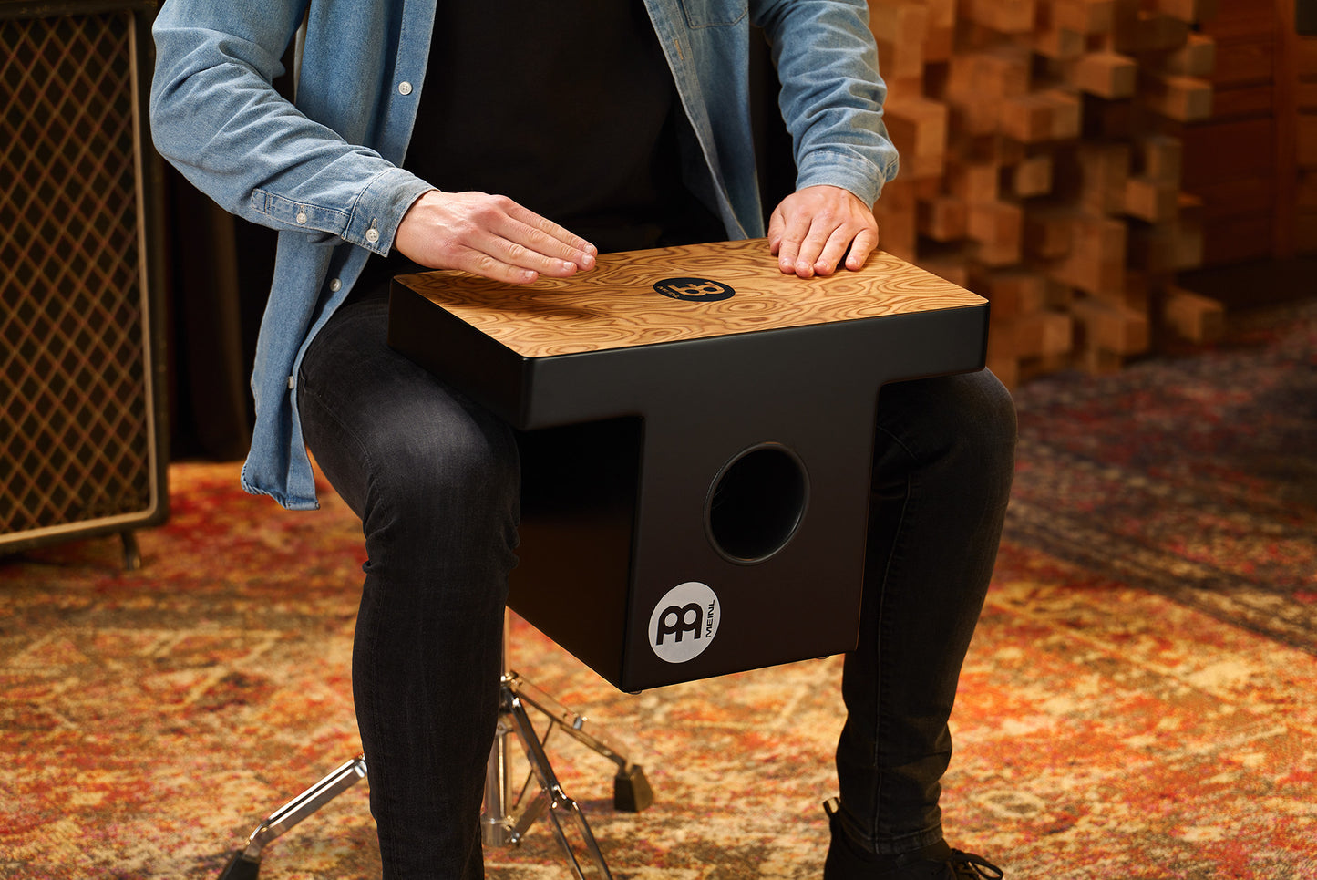 MEINL Percussion Slaptop Series Slaptop Cajon - Makah Burl