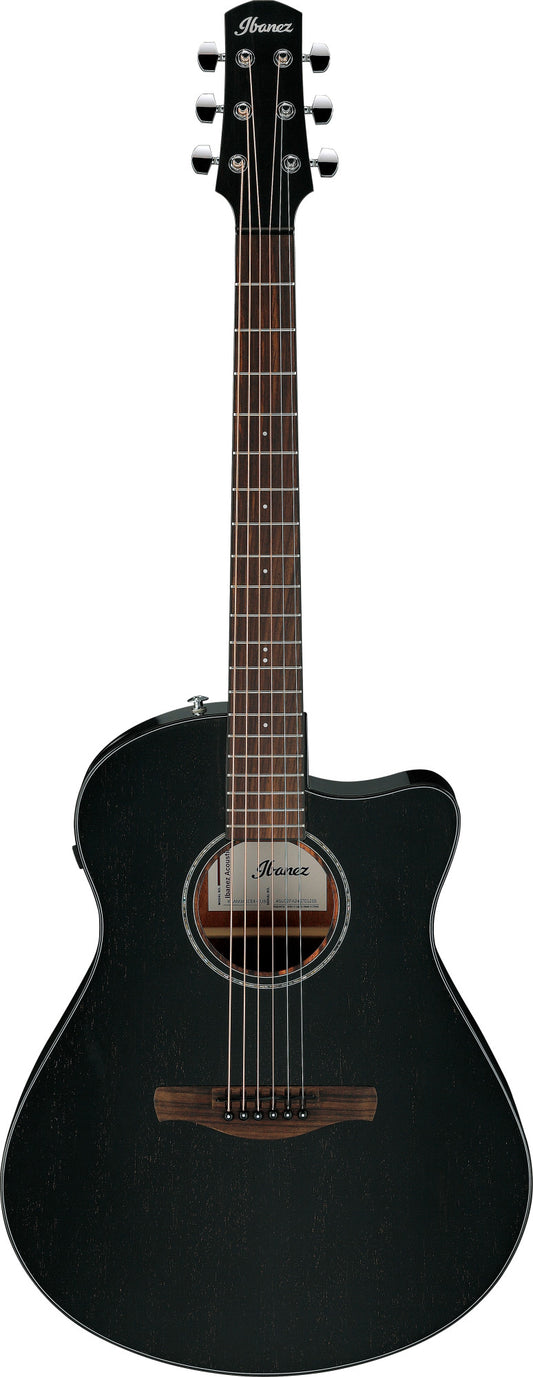 IBANEZ Advanced Acoustic AAM Akustikgitarre 6-String - Rustic Black High Gloss