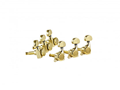 ORTEGA 3+3 Guitar Locking Tuning Machines - Gold