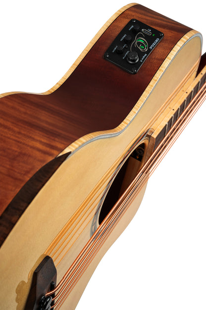 ORTEGA Ken Taylor Signature Series Acoustic Bass 5-String - Natural + Gigbag