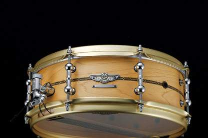 TAMA STAR Reserve Solid Maple Snare Drum 14" x 5" - Oiled Natural Maple