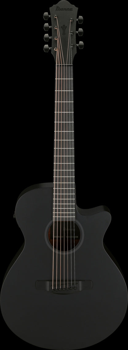 IBANEZ AEG Acoustic Guitar 7-String - Black Out
