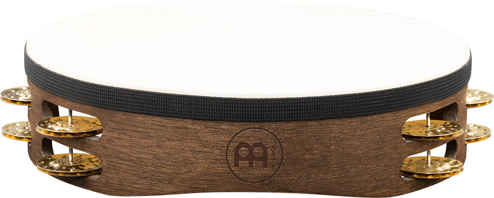 MEINL Percussion Vintage Wood Series Headed Tambourine - 10"