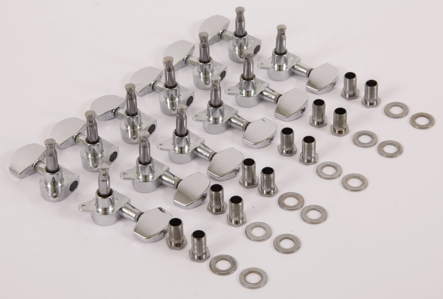 IBANEZ Akustikgitarre Mechanik Set - 6 x links/6 x rechts - chrom - Auslaufmodell & nur Lagerbestand Ersatzmodell 2MG0020L/2MG0020R-CH