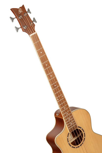 ORTEGA Deep Series Acoustic Bass 4-String Lefty - Medium Scale