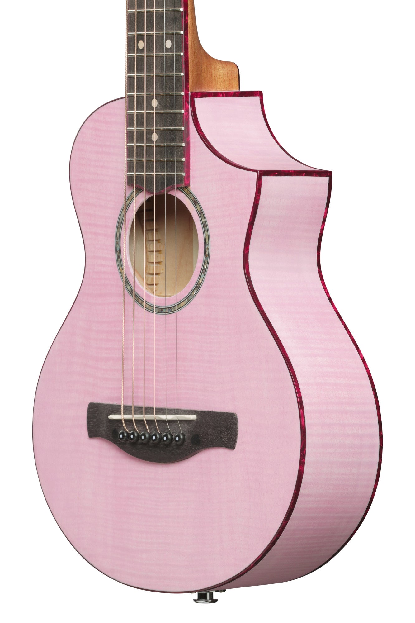 IBANEZ EWP Piccolo Gitarre 6-String - Strawberry Milk Open Pore