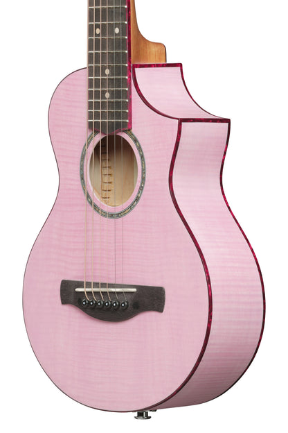 IBANEZ EWP Piccolo Gitarre 6-String - Strawberry Milk Open Pore