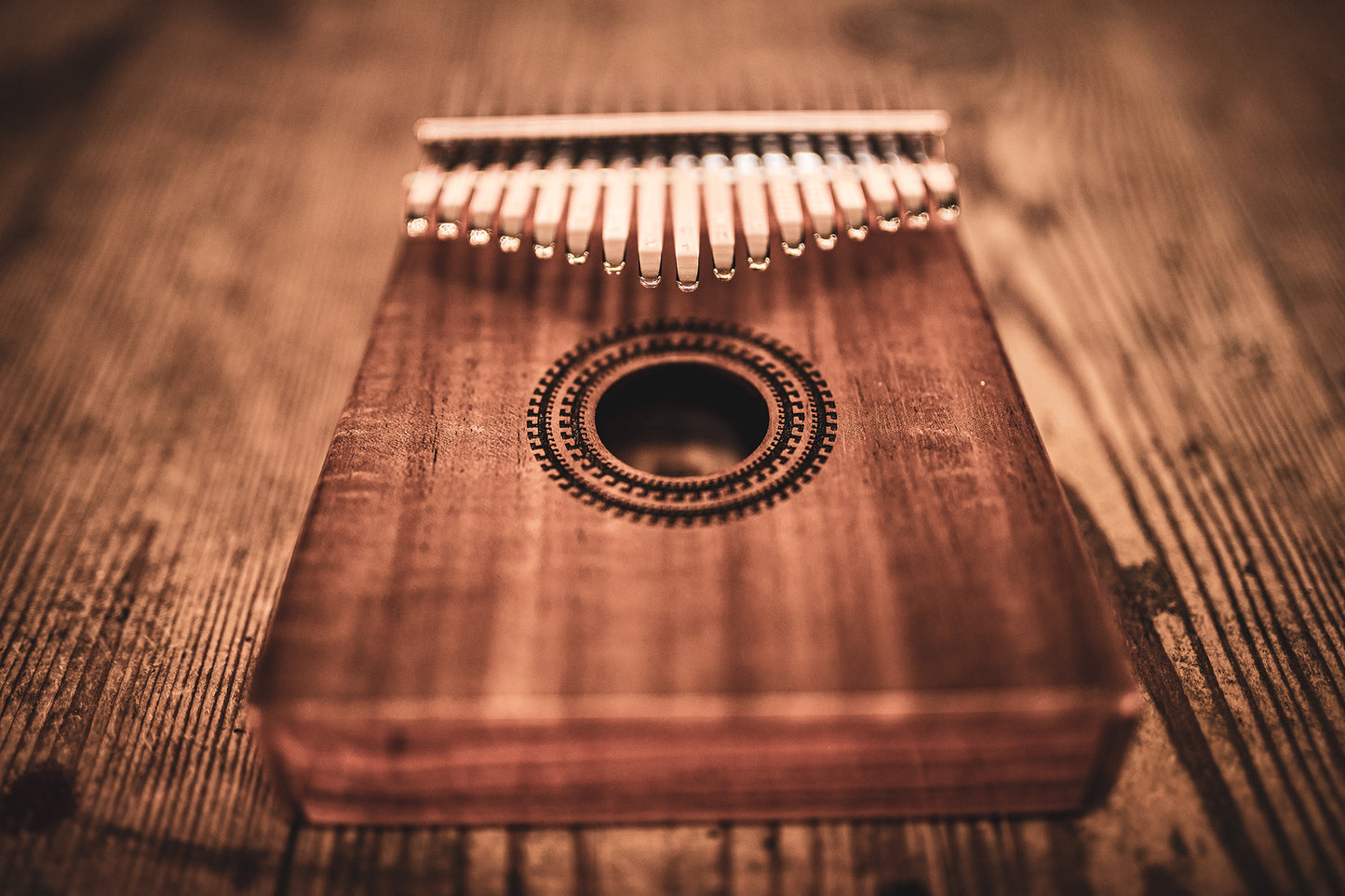 Meinl Sonic Energy Sound Hole Kalimba, 17 Töne, Akazie