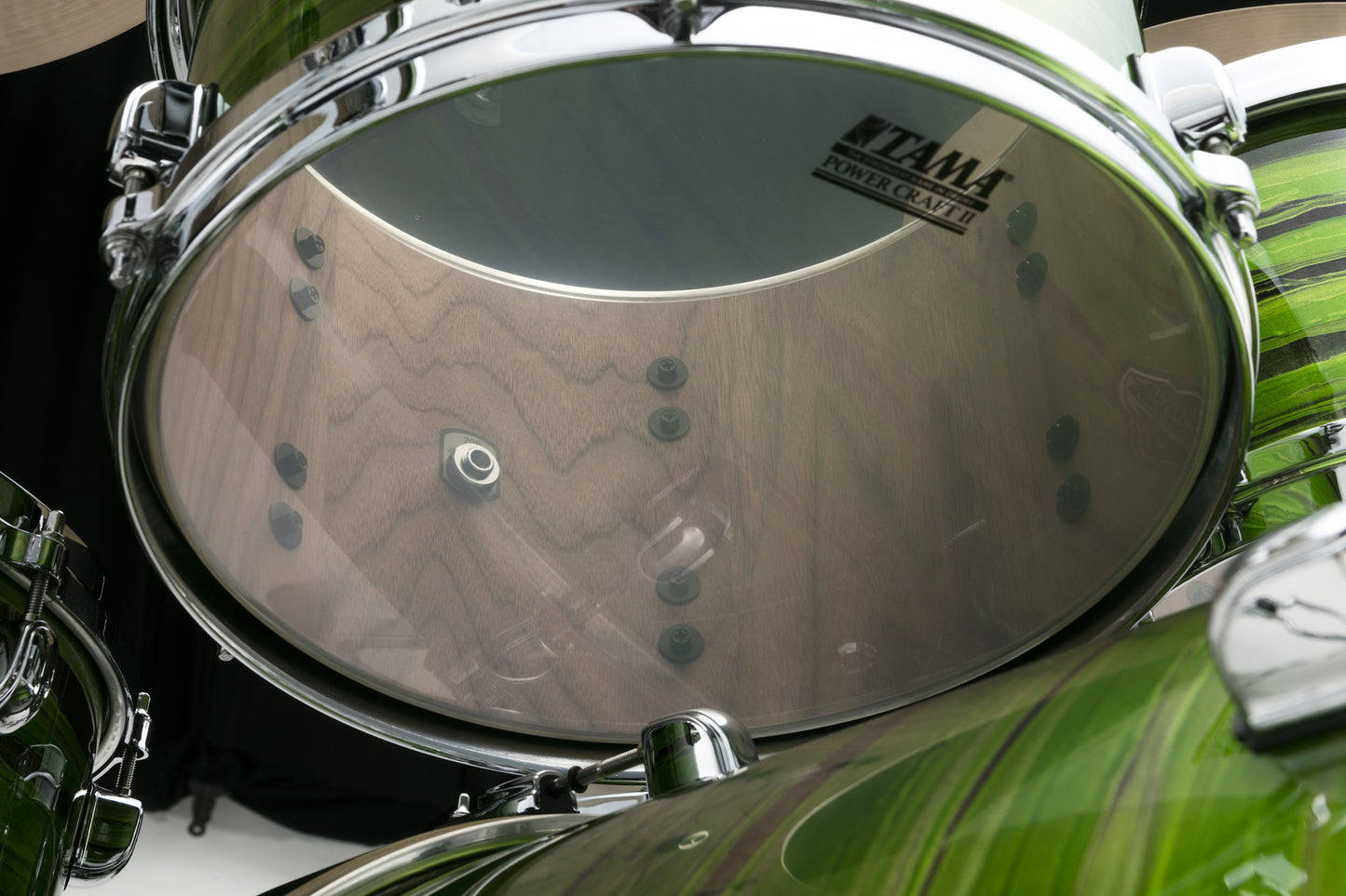 TAMA Starclassic Walnut/Birch Lacquer Shell Kit 5 pcs - Lacquer Shamrock Oyster/Chrome HW