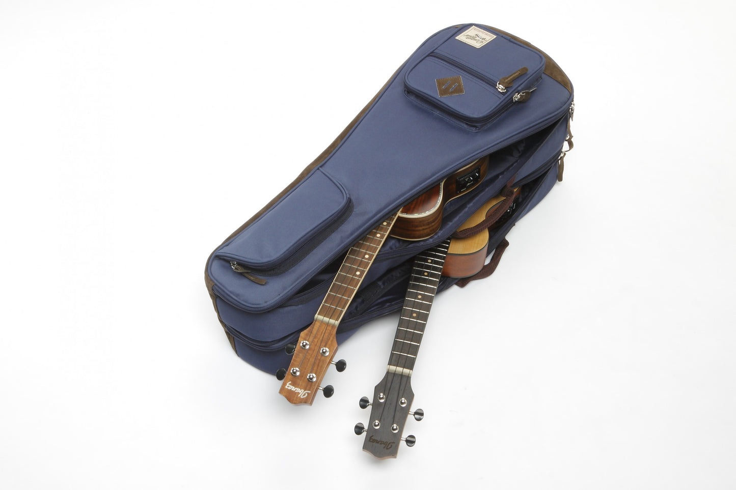 IBANEZ POWERPAD® Designer Collection Doppel Gigbag für Tenor-Style und Concert-Style Ukulelen - Navy Blue