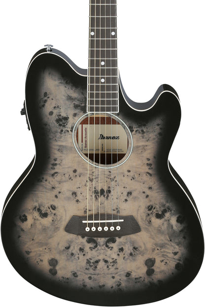 IBANEZ Talman Acoustic Guitar 6-String - Transparent Brown Black Burst High Gloss