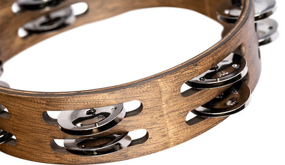 MEINL Percussion Compact Wood Series Tambourine - 8"