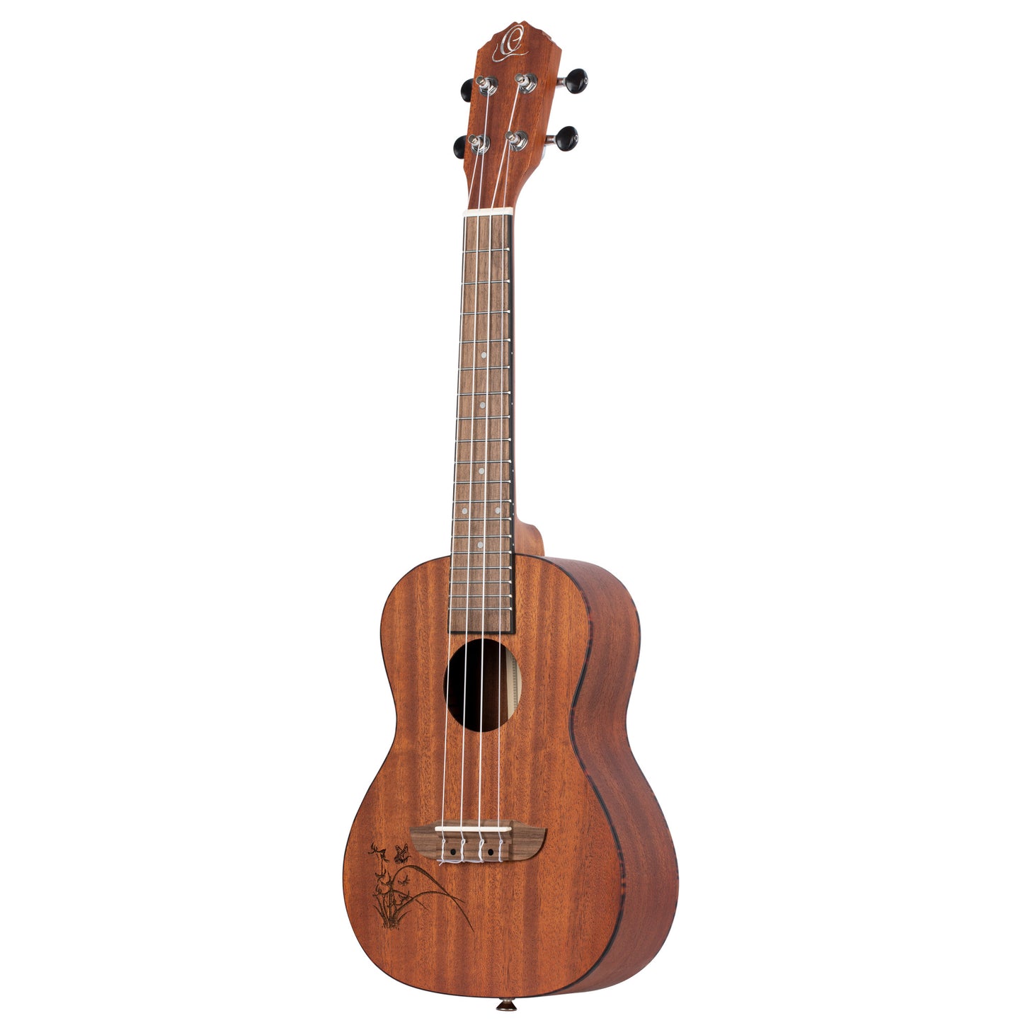 ORTEGA Bonfire Serie Konzert Ukulele 4 String Lefty - Fichte/Sapele Natur