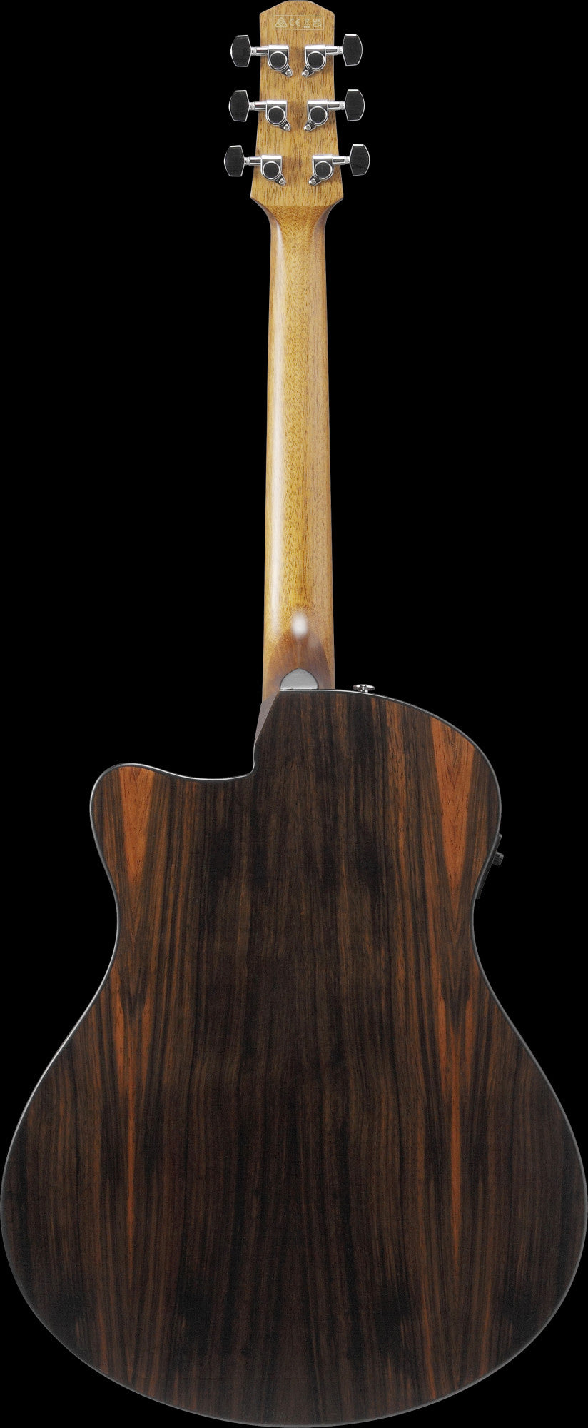 IBANEZ Advanced Acoustic AAM Acoustic Guitar 6-String - Transparent Charcoal Burst