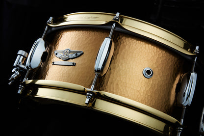TAMA STAR Reserve Hand Hammered Brass Snare Drum 14" x 5,5"