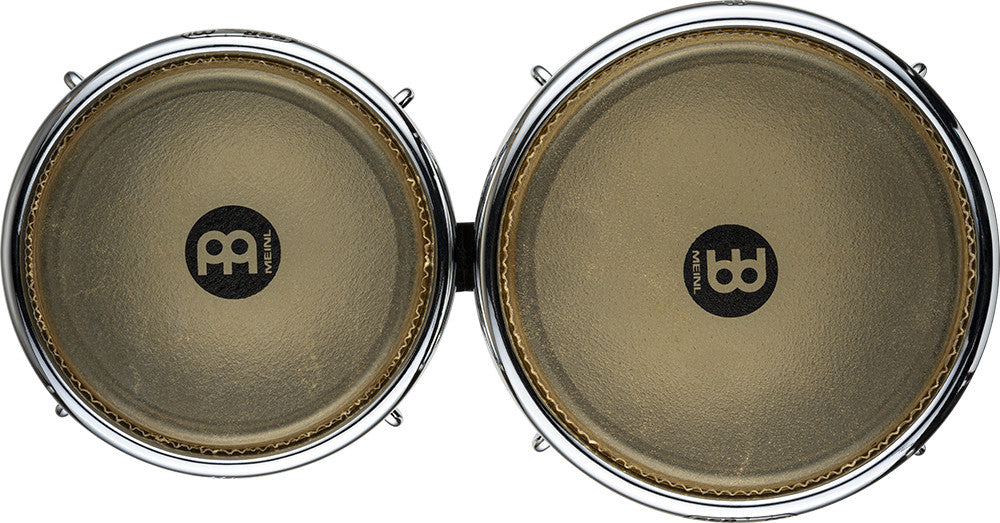 MEINL Percussion Free Ride Fiberglass Bongo 7" Macho & 8 1/2" Hembra - Black