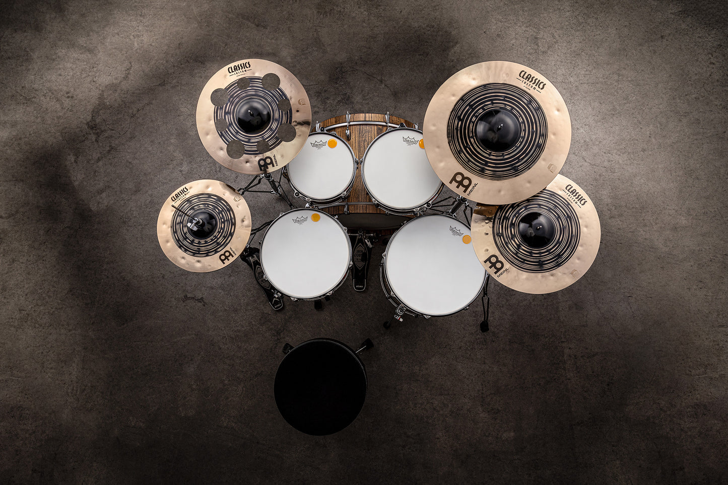 MEINL Cymbals Classics Custom Dual Expanded Cymbal Set - 14" / 16" / 18" / 20"