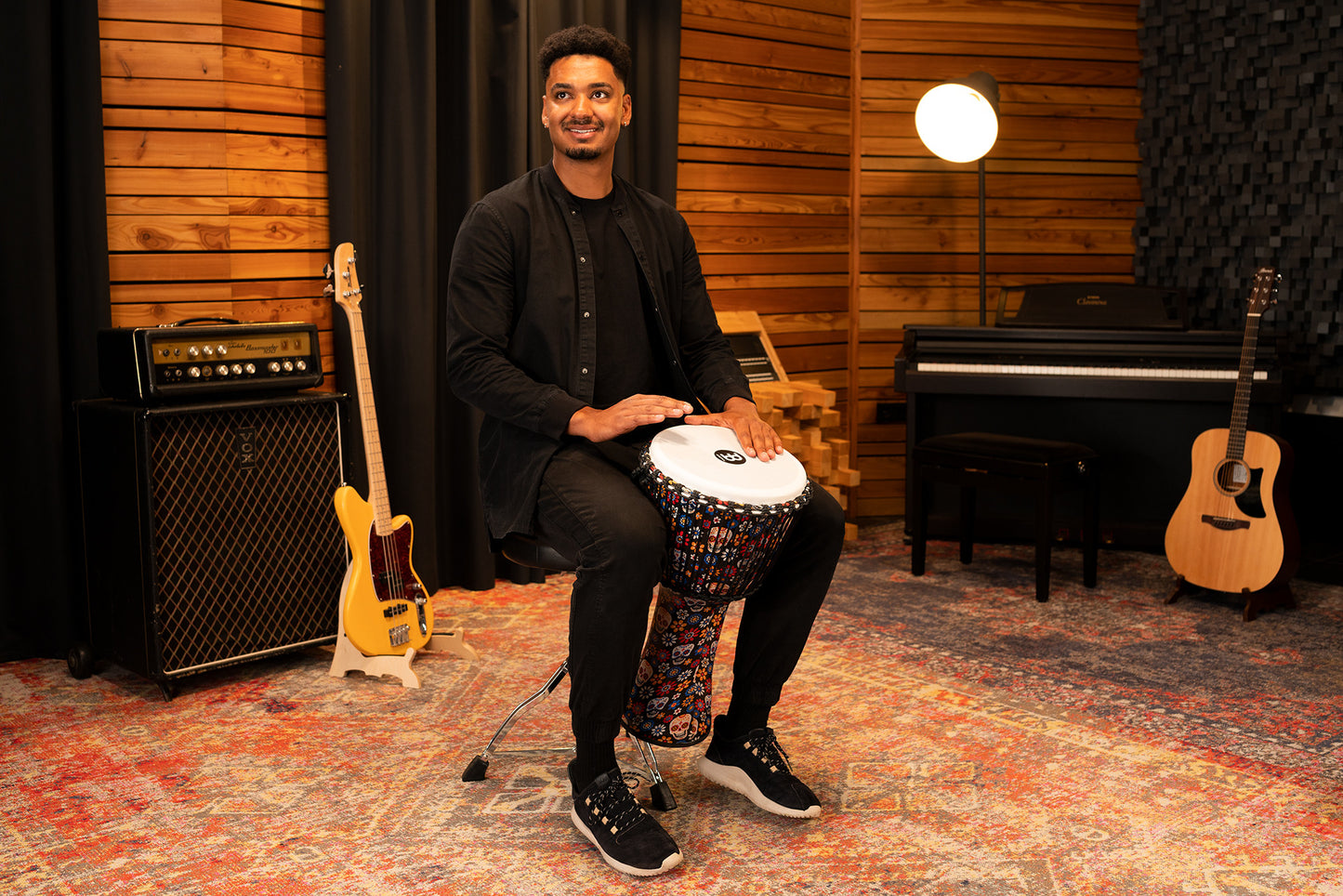 MEINL Percussion Travel Series Djembe 12" - Day of the Dead