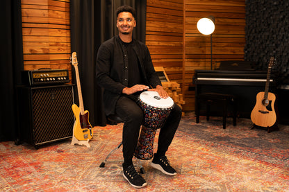 MEINL Percussion Travel Series Djembe 12" - Day of the Dead