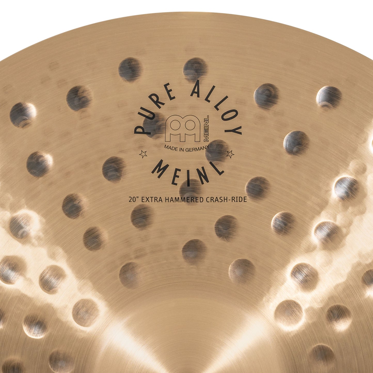 MEINL Cymbals Pure Alloy Extra Hammered Crash-Ride - 20"