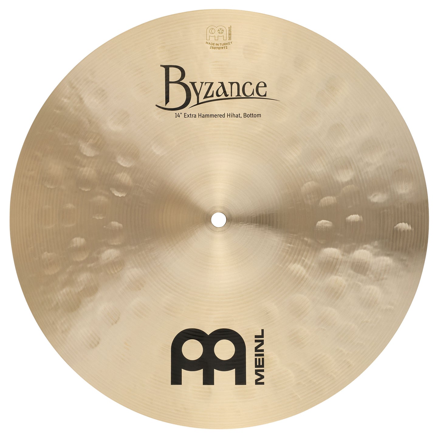 MEINL Cymbals Byzance Traditional Extra Hammered Hihat - 14"