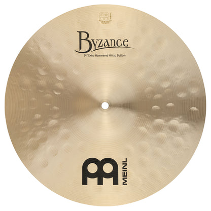 MEINL Cymbals Byzance Traditional Extra Hammered Hihat - 14"