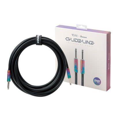 IBANEZ GLIDELINE Serie Instrumentenkabel 6,10 m 2 gerade Stecker, schwarz
