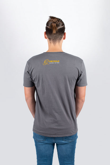 ORTEGA T-Shirt "Skull" - Charcoal