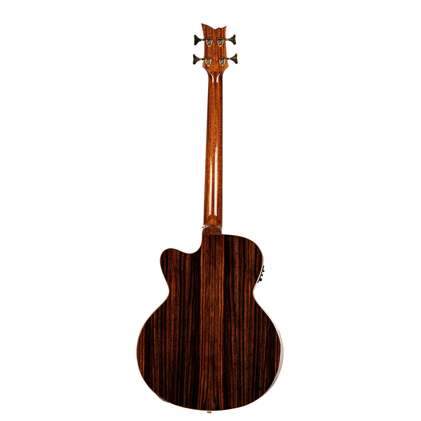 ORTEGA The Private Room Medium Scale Acoustic Bass 4 String - Spruce / Striped Ebony Natural + Bag
