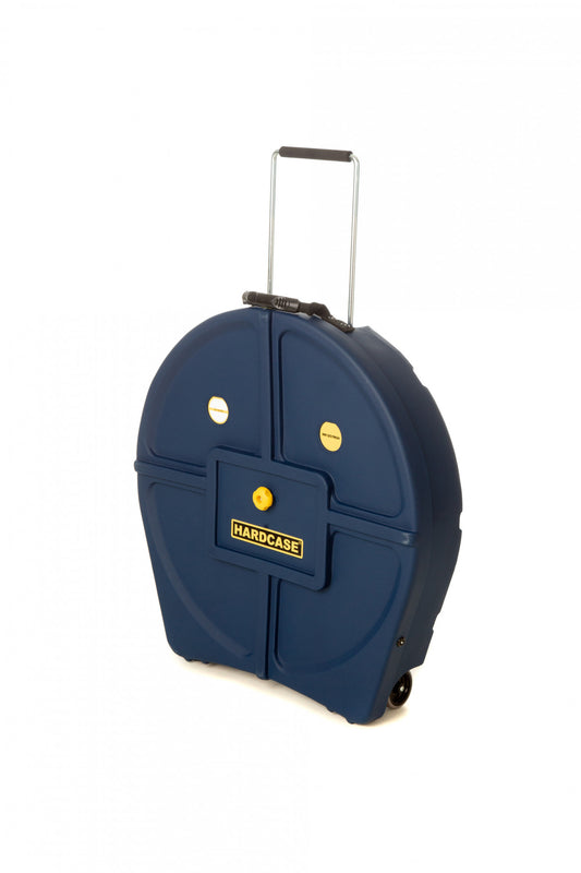 HARDCASE Cymbal Trolley-Case 24" für 12 Becken - Dark Blue