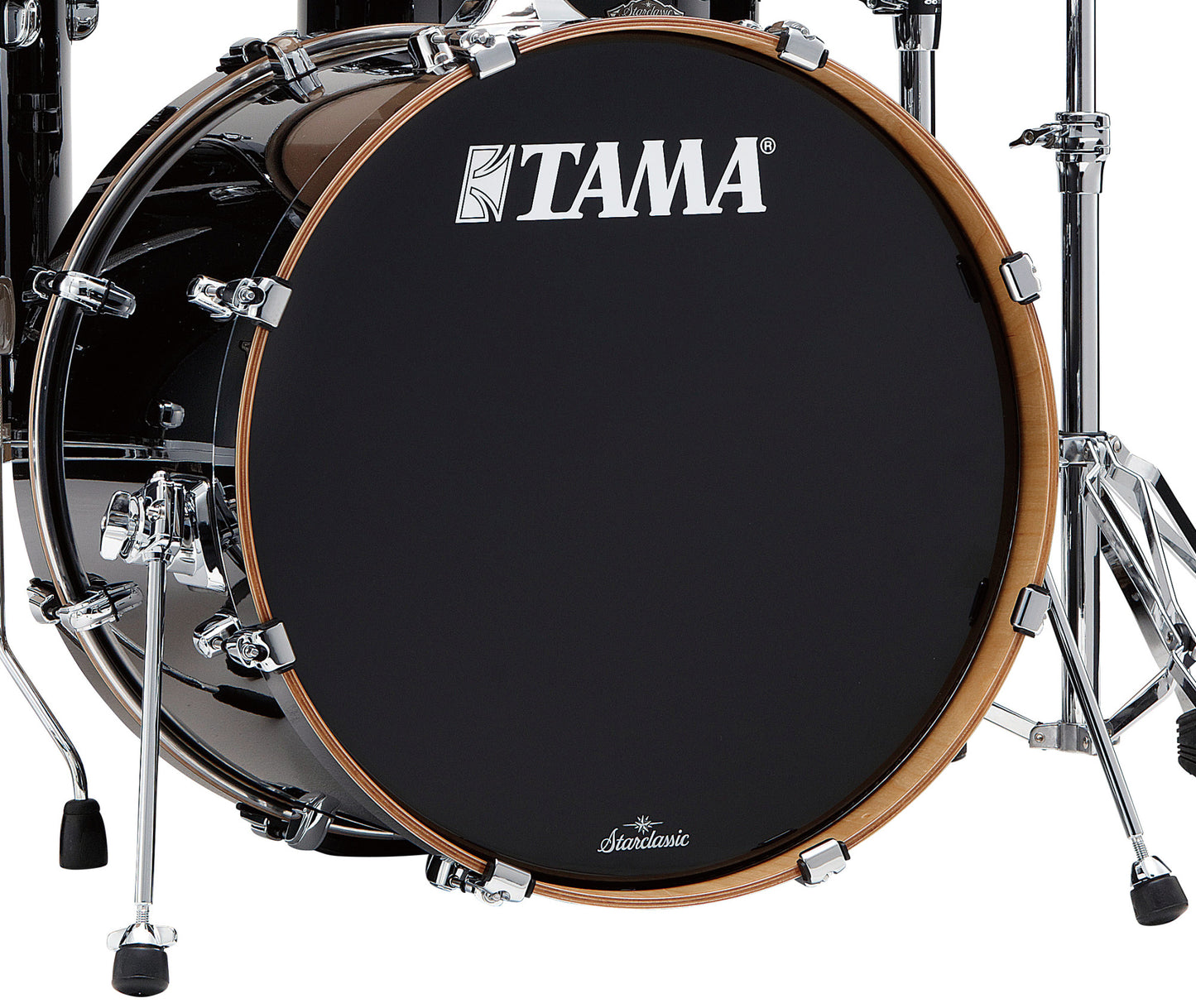 TAMA Starclassic Performer Bass Drum 22" x 16" - Piano Black/Chrom HW/ohne Tom Halter