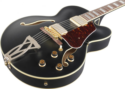 IBANEZ Artcore AF Hollowbody Gitarre 6-String - Black Flat