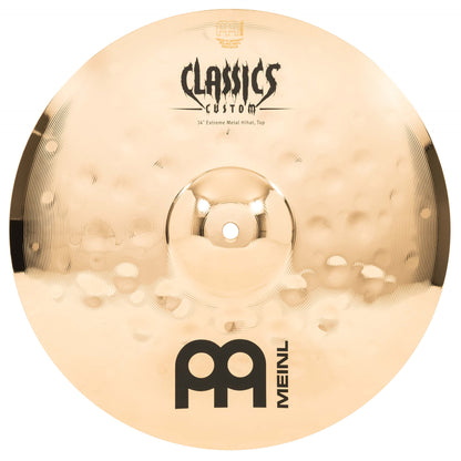 MEINL Cymbals Classics Custom Extreme Metal Cymbal Set - 14" Hihat, 18" Crash, 20" Ride