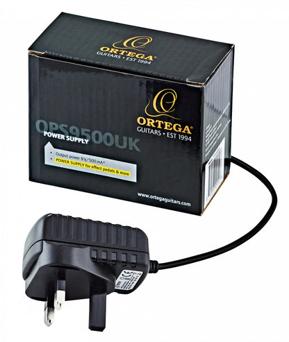 ORTEGA Netzstecker - 3m Kabel, 9V/500MA UK / CE Zertifiziert