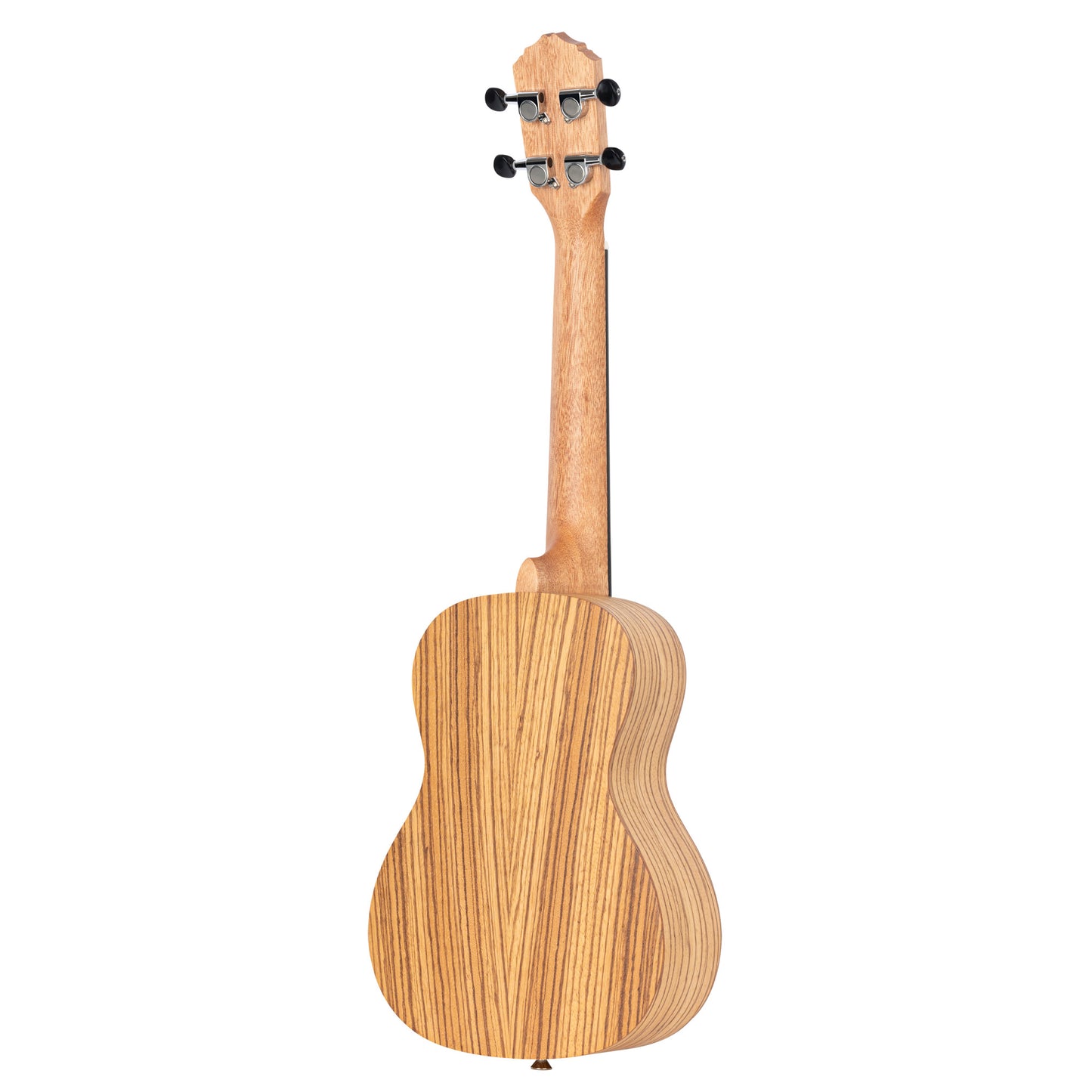 ORTEGA Timber Series Concert Ukulele 4 String Lefty - Zebrawood Natural + Bag