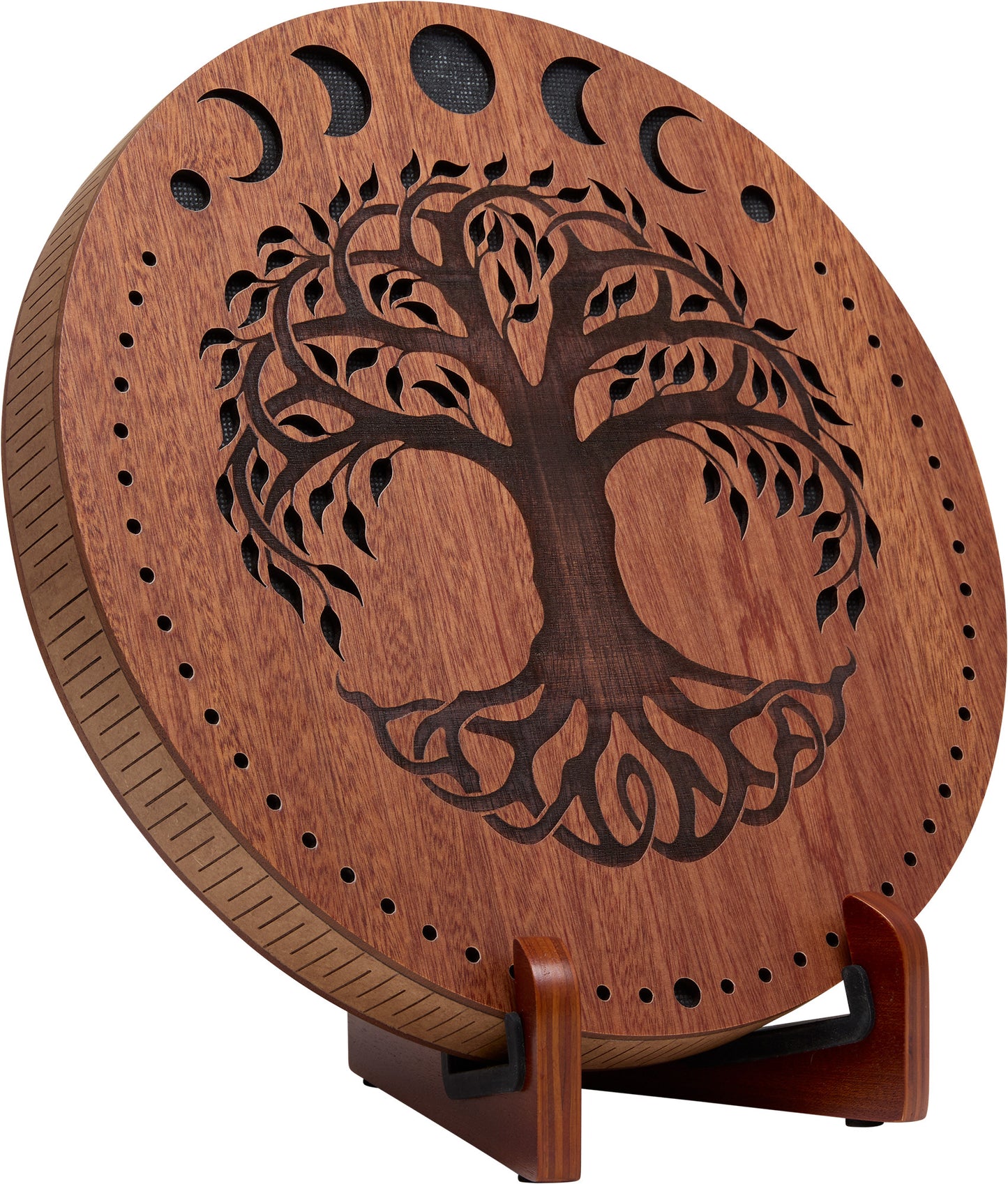 MEINL Sonic Energy 12" Rain Disk, Bachklang, Mondphasen und Lebensbaum Gravur