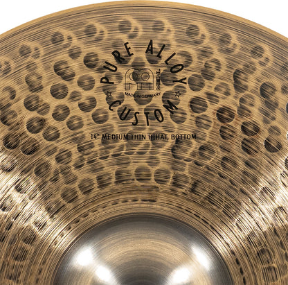 MEINL Cymbals Pure Alloy Custom HiHat - 14"