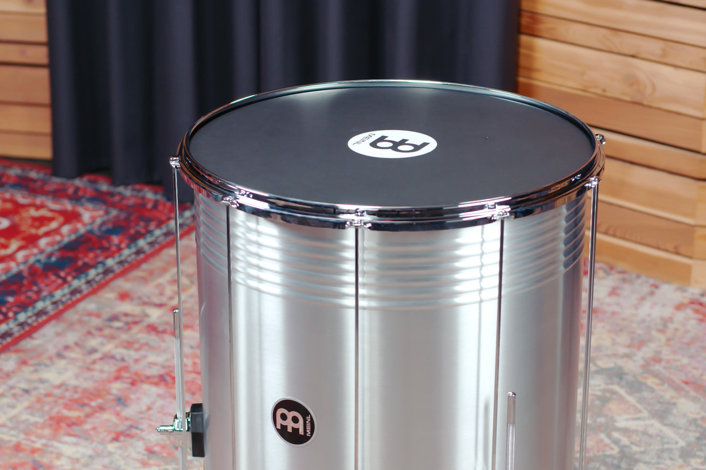 MEINL Percussion Traditional Standalone Aluminum Series Surdo Drum - 22" x 24"