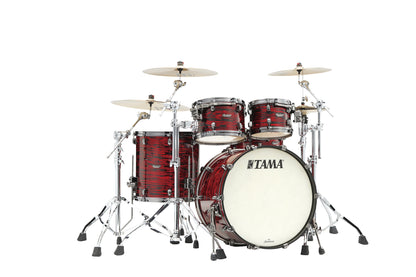 TAMA Starclassic Maple Duracover Wrap Shell Kit 4 teilig - Red Oyster/Black Nickel HW