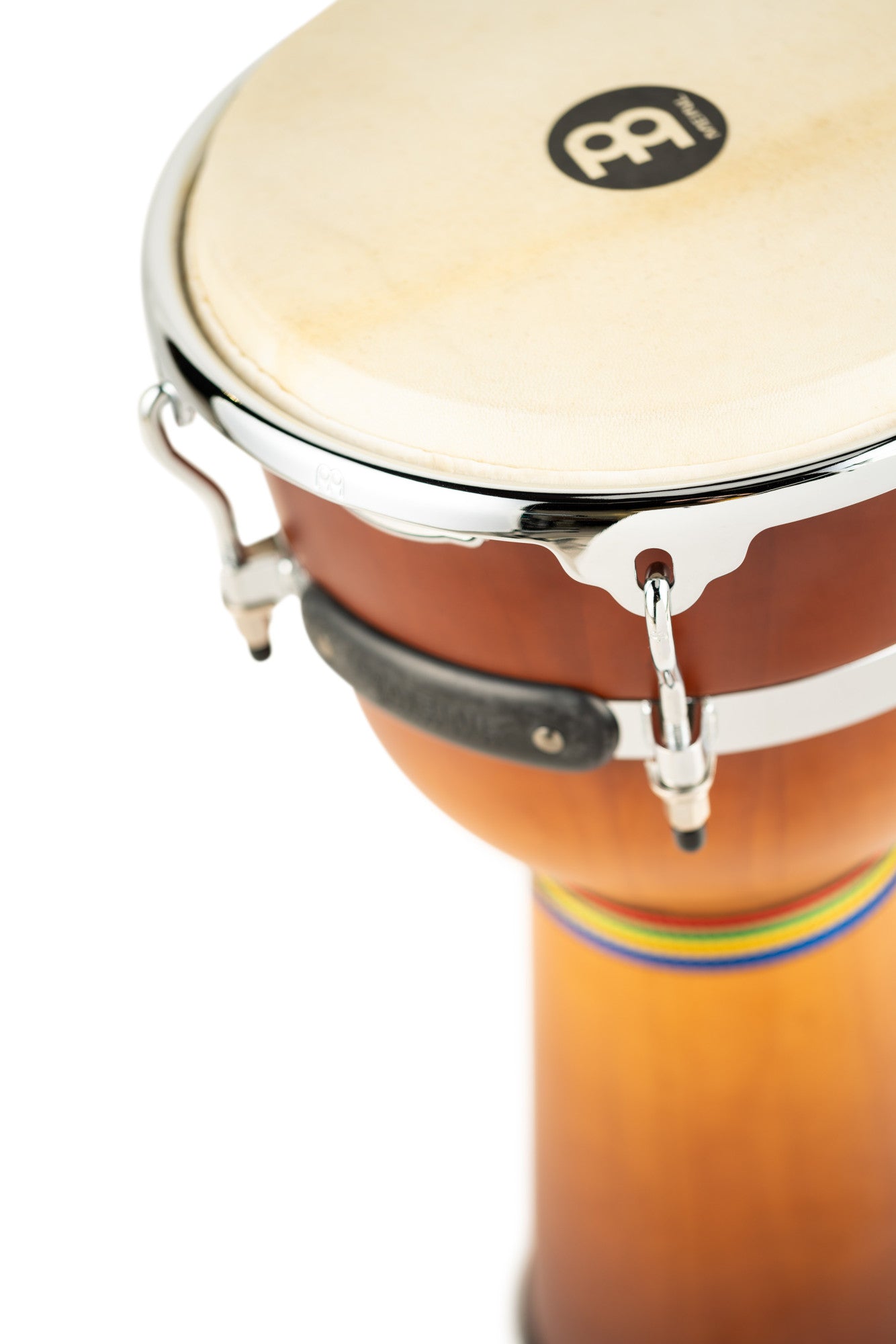 MEINL Percussion Floatune Series Djembe 12" - Zebra Finished Ash Matte
