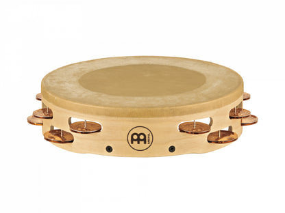 MEINL Percussion Artisan Edition Series Dual-Row Headed Wood Tambourine - 10"