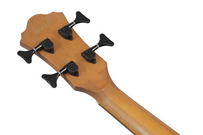 IBANEZ AEGB Acoustic Bass 4-String - Transparent Black Sunburst, Natural High Gloss Back & Sides