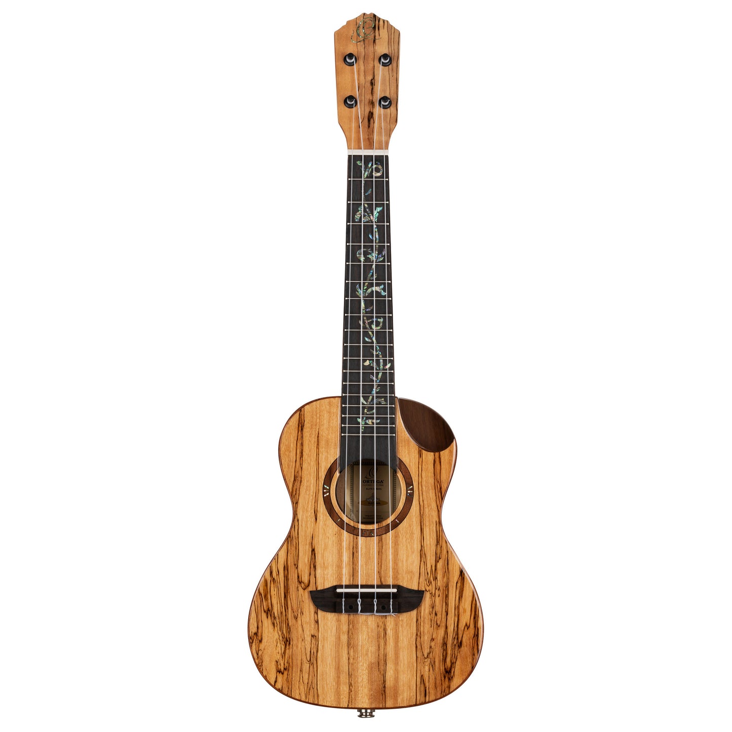 ORTEGA Elite Series Concert Ukulele 4 String - Spalted Maple Natural + Bag