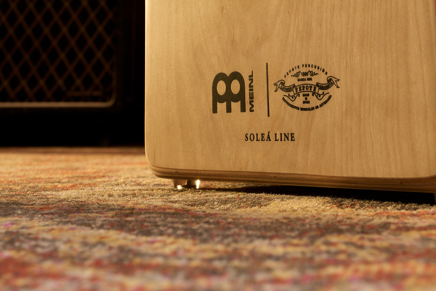 MEINL Percussion Artisan Edition Series String Cajon Soleá Line - Espresso Burst
