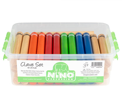 NINO Percussion Claves Box Set