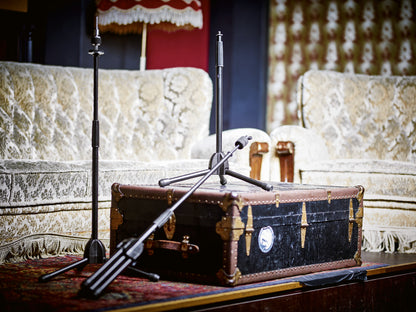 MEINL Percussion Cajon Cymbal Stand - schwarz