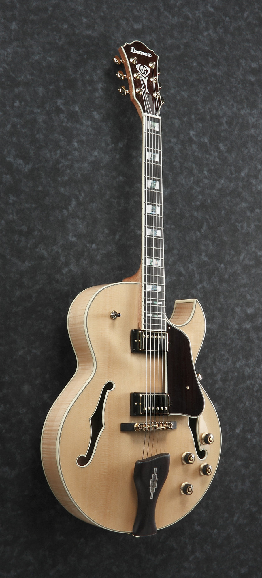 IBANEZ George Benson Signature Hollowbody Gitarre 6-String - Natur + Koffer MF100C