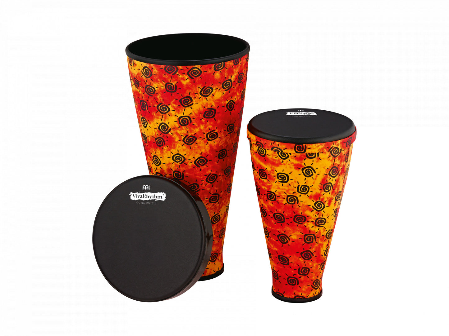MEINL Drum Circle Stack Drum Series Drum Set - 9 1/2" & 12"
