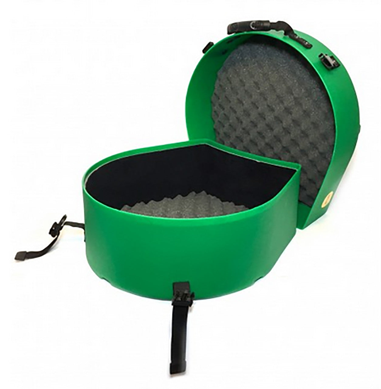HARDCASE Snare Case 14" (5“ – 8“) - Dark Green / komplett gepolstert