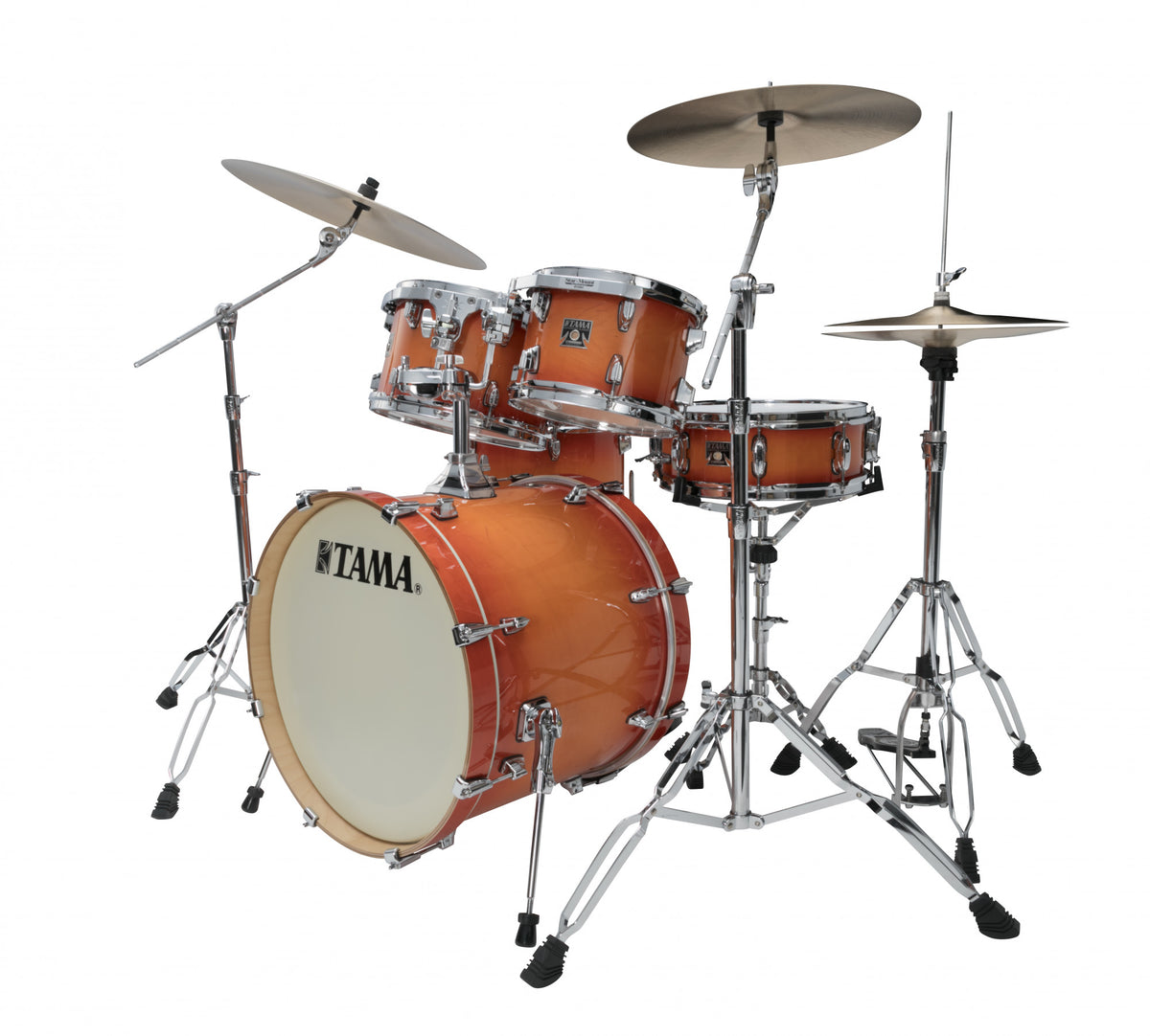 TAMA Superstar Classic Shell Kit 5 teilig - Tangerine Lacquer Burst/Chrom HW